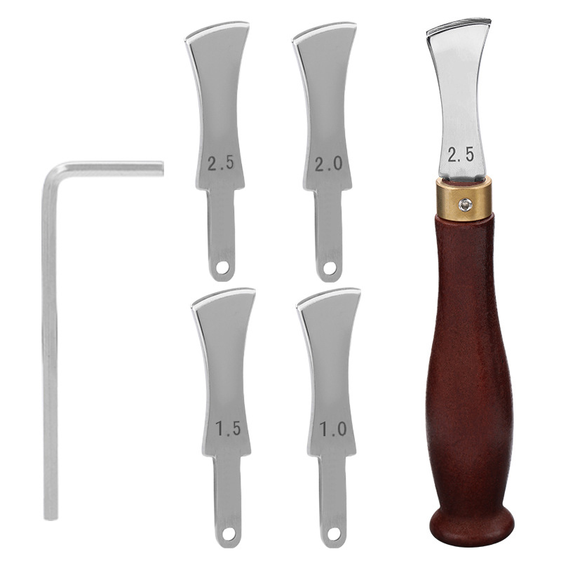 Leatherwork Edge Creaser - Ferramentas de Vinco para Bordas de