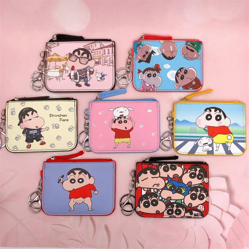 Leather Work Japan - Porta-Cartões e Porta-Moedas Kawaii do Desenho