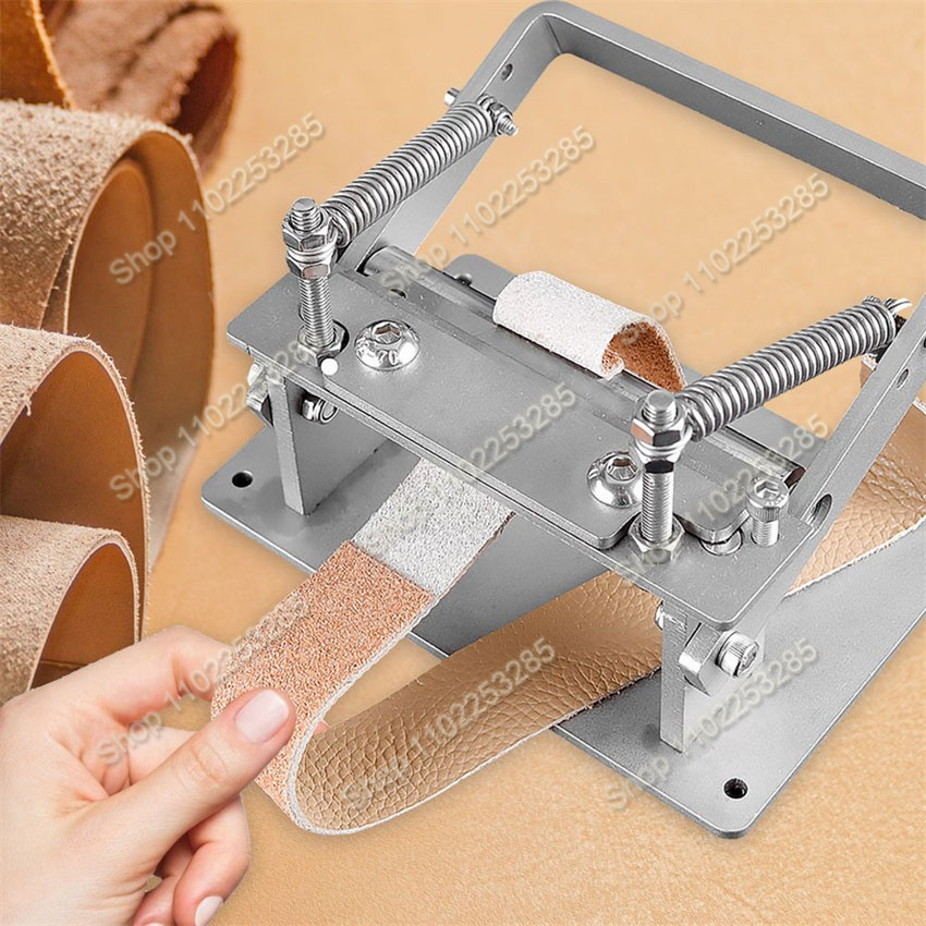 Skiver Leather Thin - Máquina manual de descascar couro, cinto