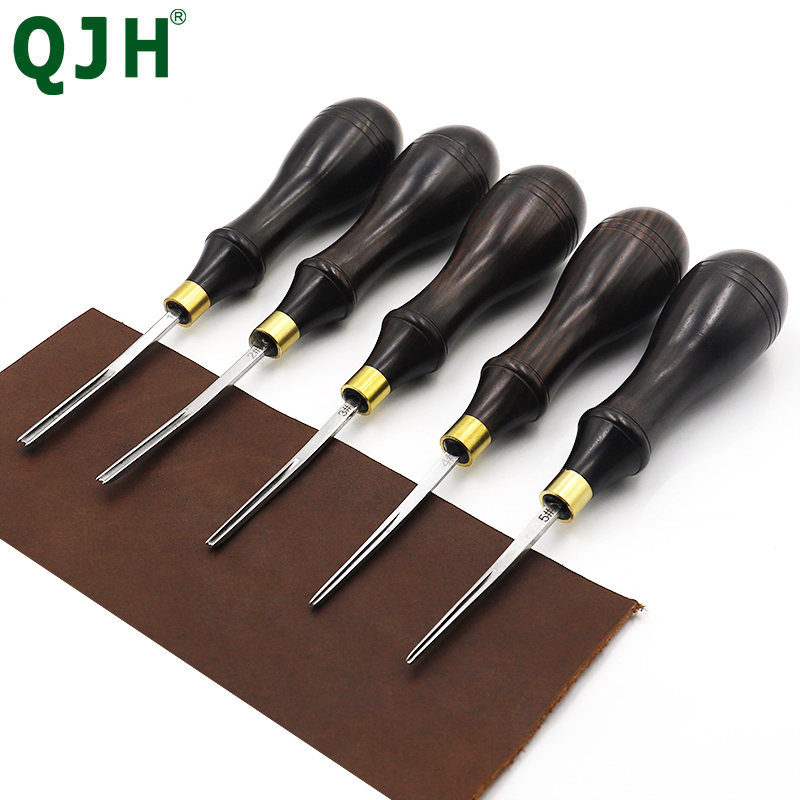 Leatherwork Edge Creaser - QJH-Leather Edge Beveler Pro, Skiving Ferramentas