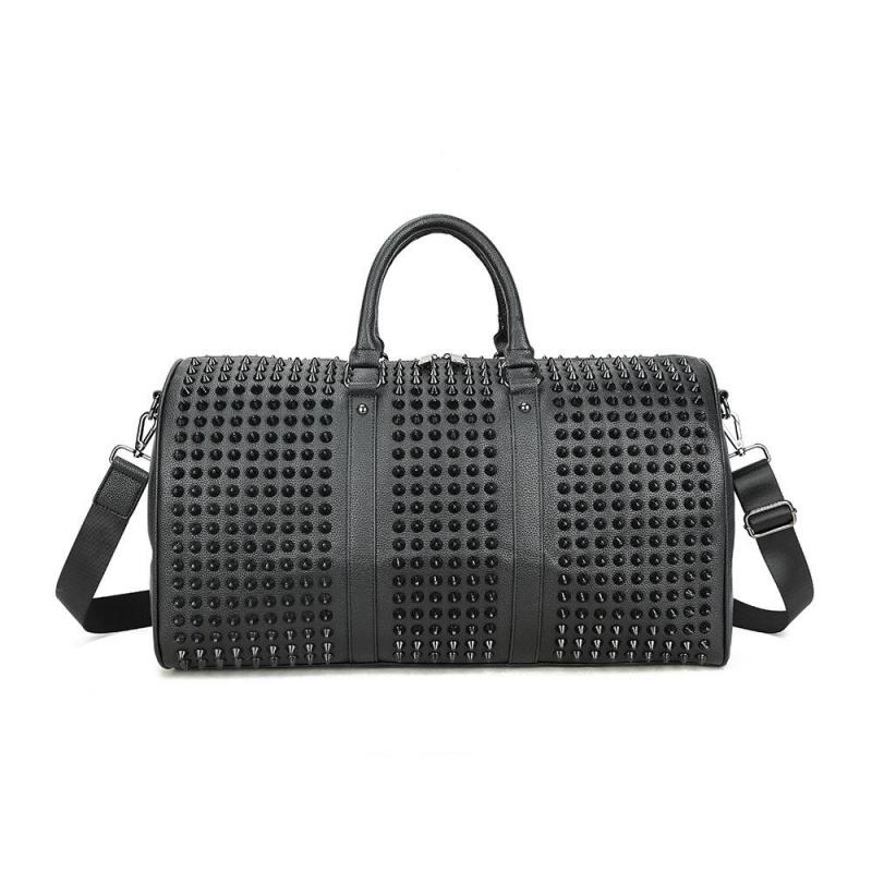 Leatherwork Rivets - Bolsa de Ombro Transversal de Viagem
