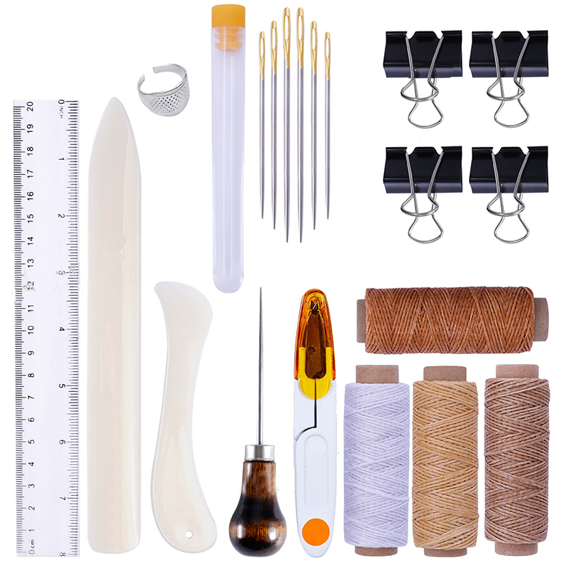 Leatherwork Edge Creaser - 25 Pçs/set Kit de Costura Artesanato