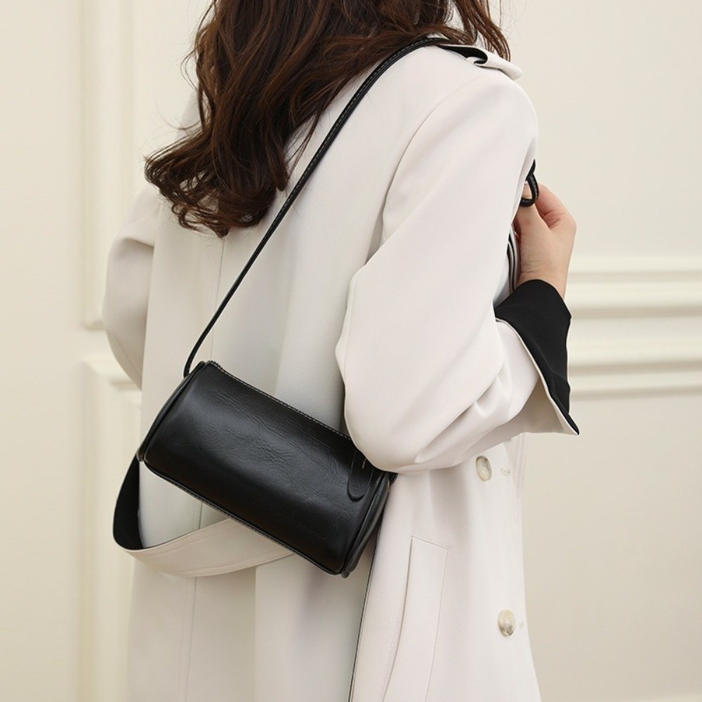 Leather Work Handbags For Women - Bolsa de Mão Vintage em Couro