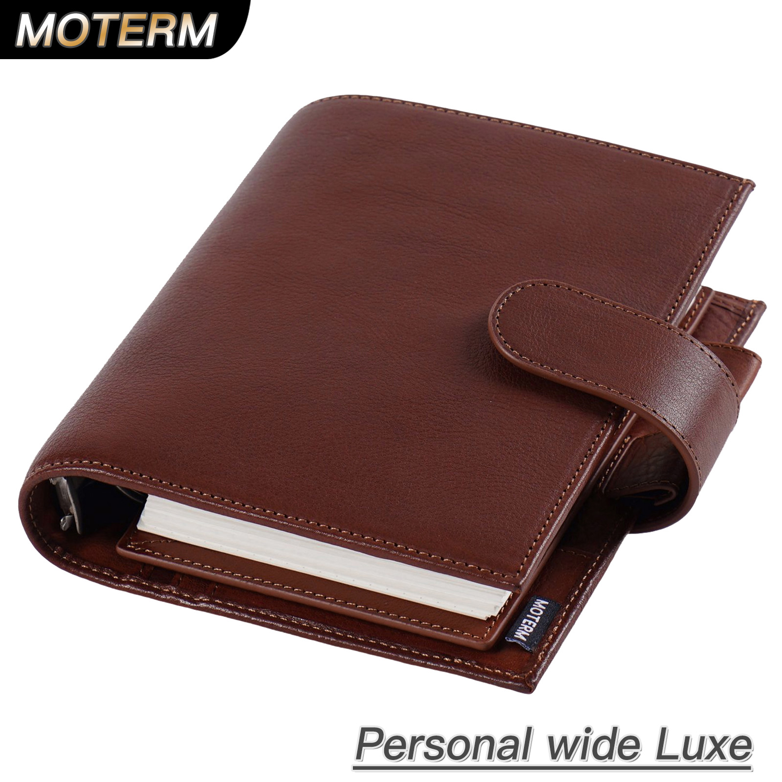 Leatherwork Books - Moterm-Full Grain Vegetal Bronzeado Caderno De