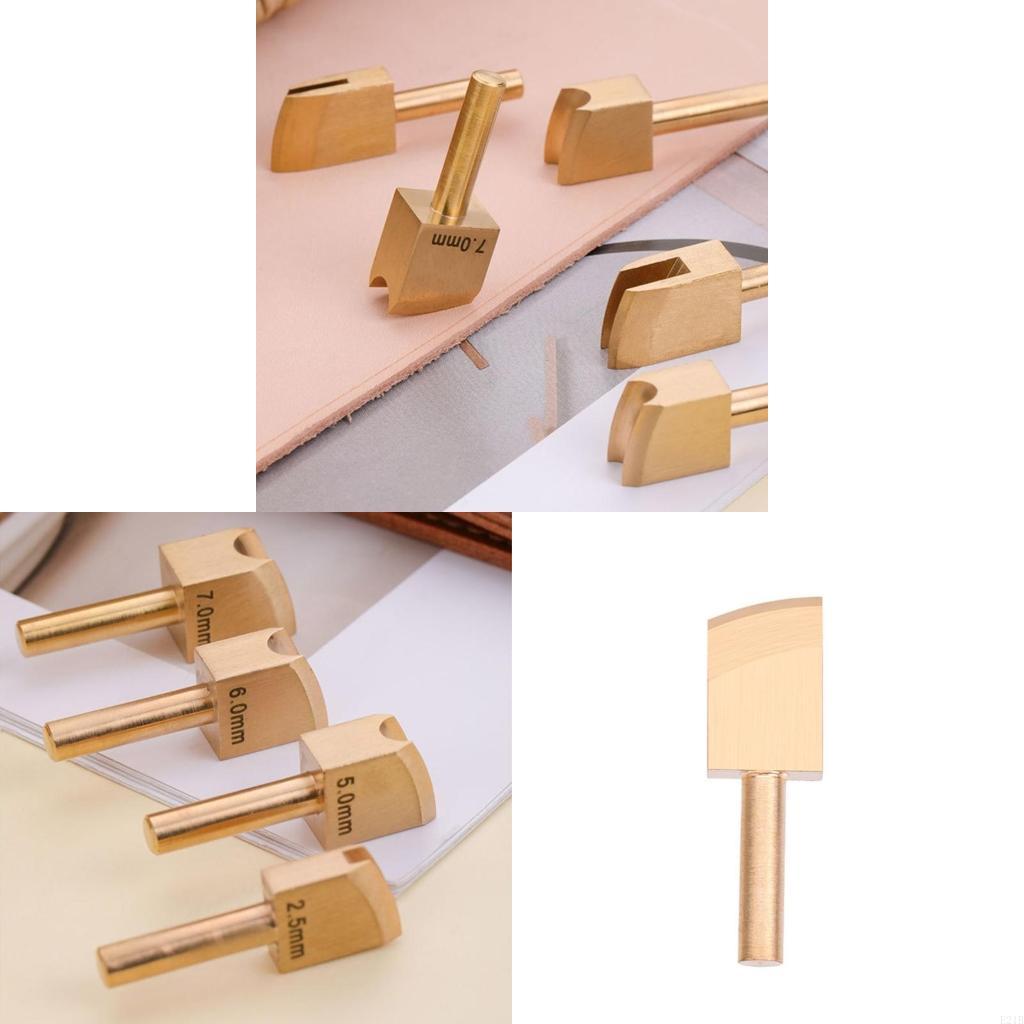 Leatherwork Edge Creaser - Ferramenta para vinco couro, tamanho diferente,