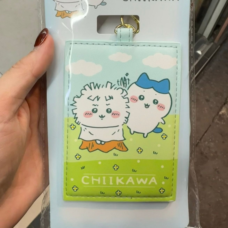 Leather Work Japan - Porta-cartões de PU com estampa de