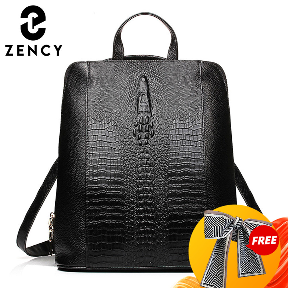 Leatherwork Bag - Mochila Feminina Zency de Couro de