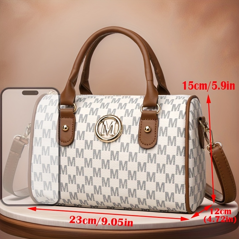 Bolsa de ombro feminina com al - Leatherwork Logo avaliação e preço