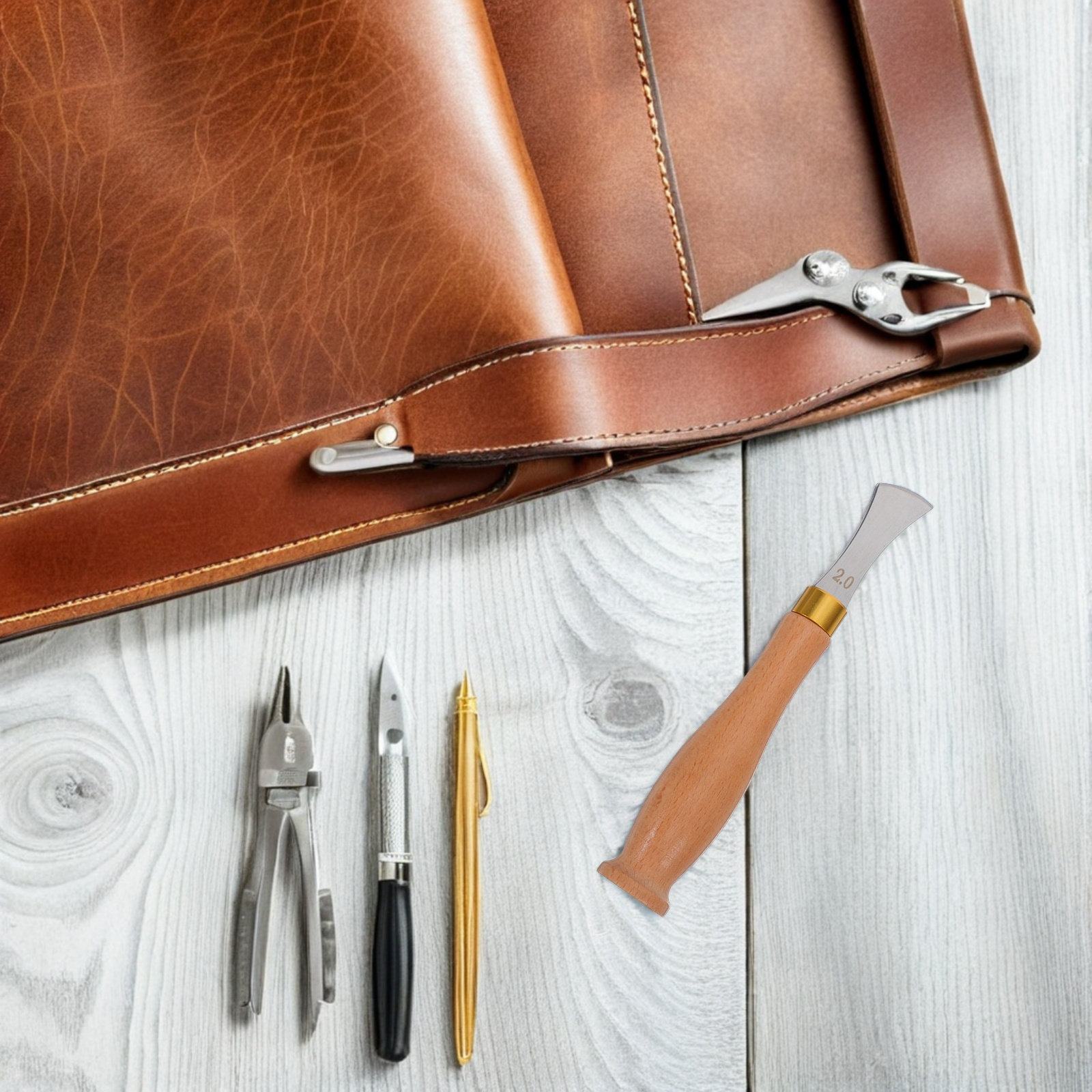 Ferramenta de Corte de Bordas  - Leatherwork Edge Creaser avaliação e preço