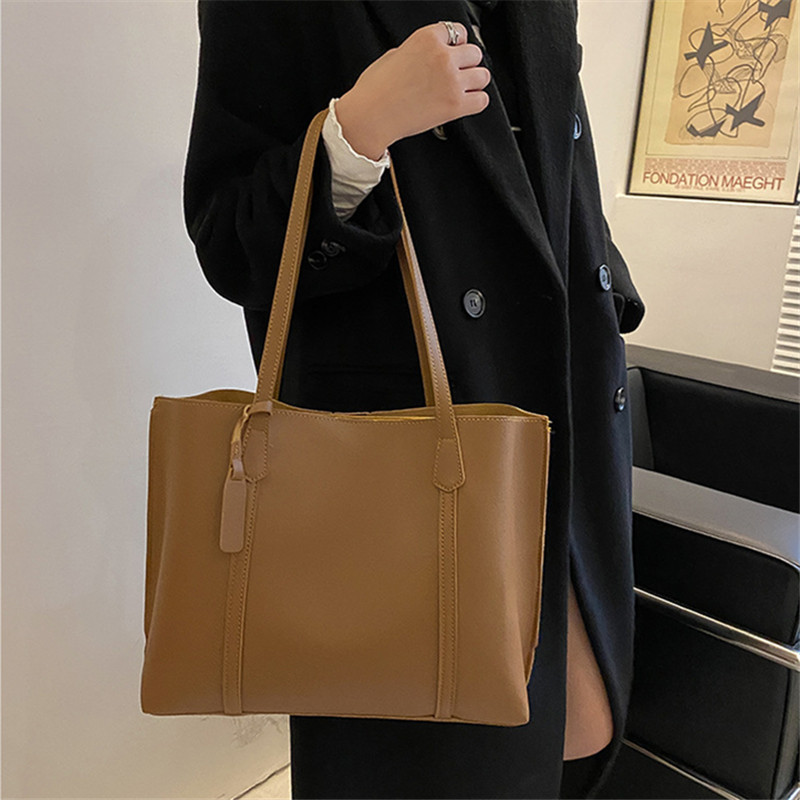 Bolsa Tote Clássica em Couro S - Leather Work Handbags For Women avaliação e preço