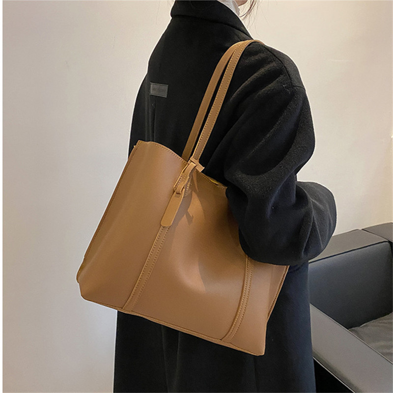 Bolsa Tote Clássica em Couro S - Leather Work Handbags For Women avaliação e preço