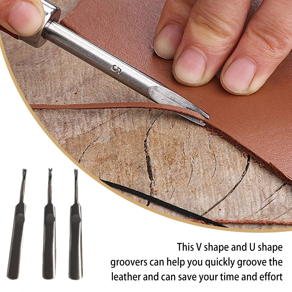 Kit de Ferramentas para Couro  - Leatherwork Edge Creaser avaliação e preço