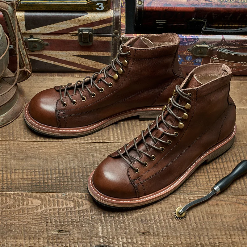 Botas masculinas artesanais br - Leatherwork Tools avaliação e preço