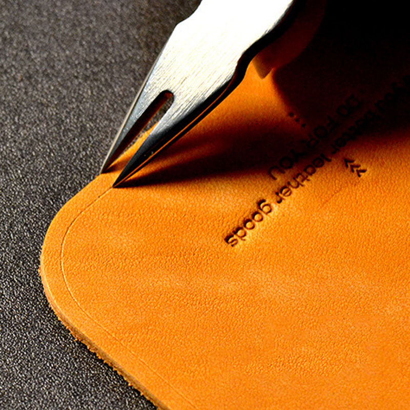 1pc couro raso slot borda line - Leatherwork Craft avaliação e preço