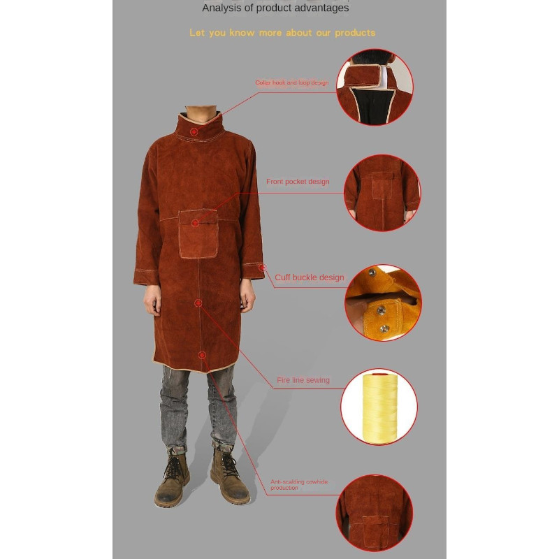 Capa protetora para soldador,  - Leather Work Overalls avaliação e preço