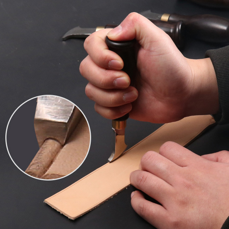 1 pçs couro raso slot borda li - Leatherwork Edge Creaser avaliação e preço