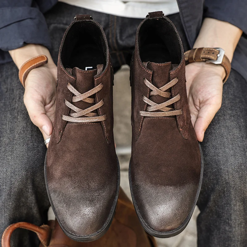 Nova camurça de vaca botas de  - Leatherwork Tools avaliação e preço