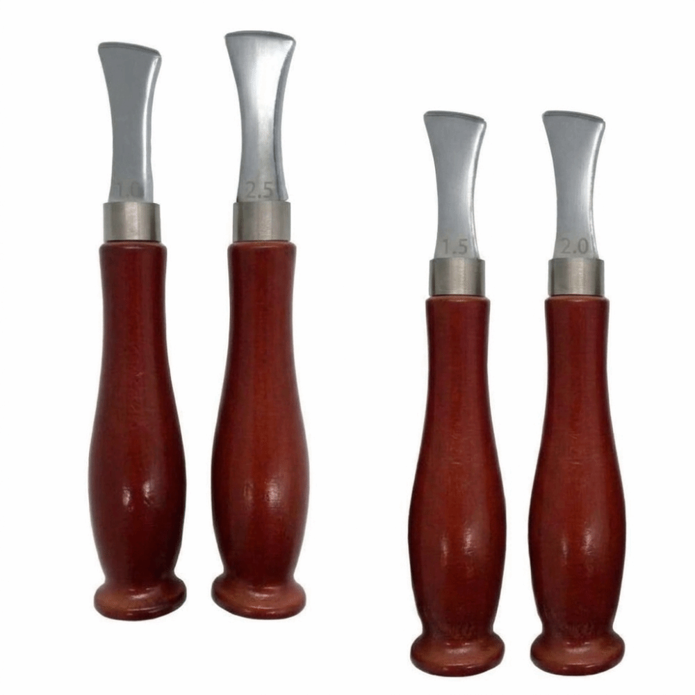 Conjunto de 4 Ferramentas de P - Leatherwork Edge Creaser avaliação e preço