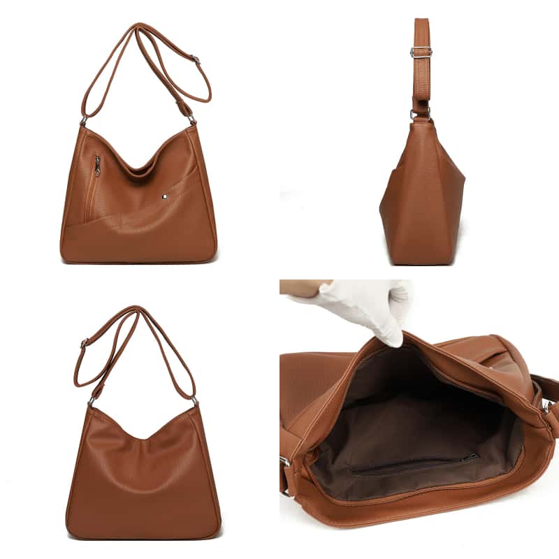 Bolsa transversal feminina de  - Leather Work Handbags For Women avaliação e preço