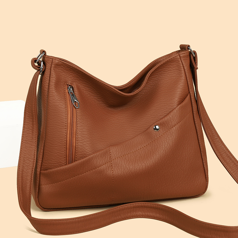 Bolsa transversal feminina de  - Leather Work Handbags For Women avaliação e preço
