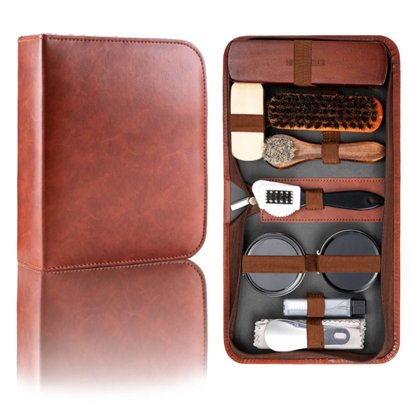 Conjunto de escova de sapato d - Leatherwork Kit avaliação e preço