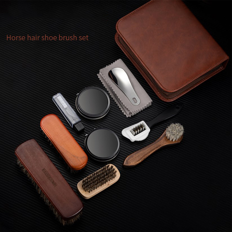 Conjunto de escova de sapato d - Leatherwork Kit avaliação e preço