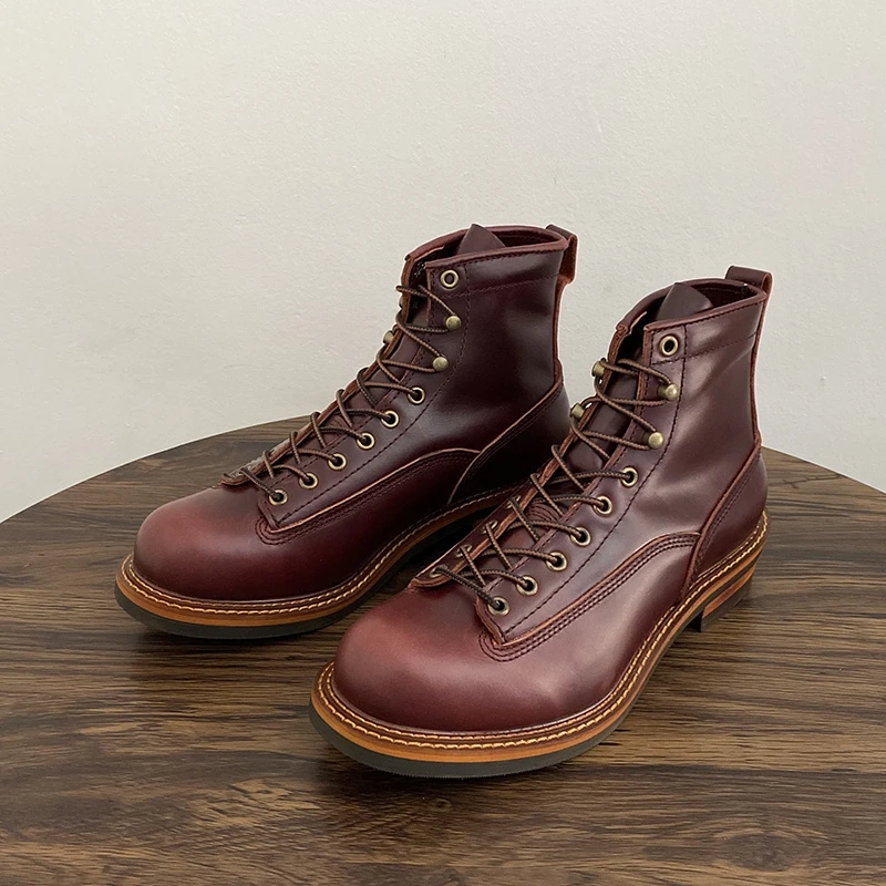 Botas de tornozelo masculinas  - Leatherwork Tools avaliação e preço