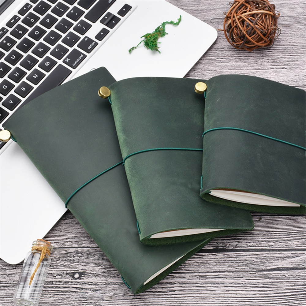 Caderno de viagem de couro gen - Leatherwork Books avaliação e preço