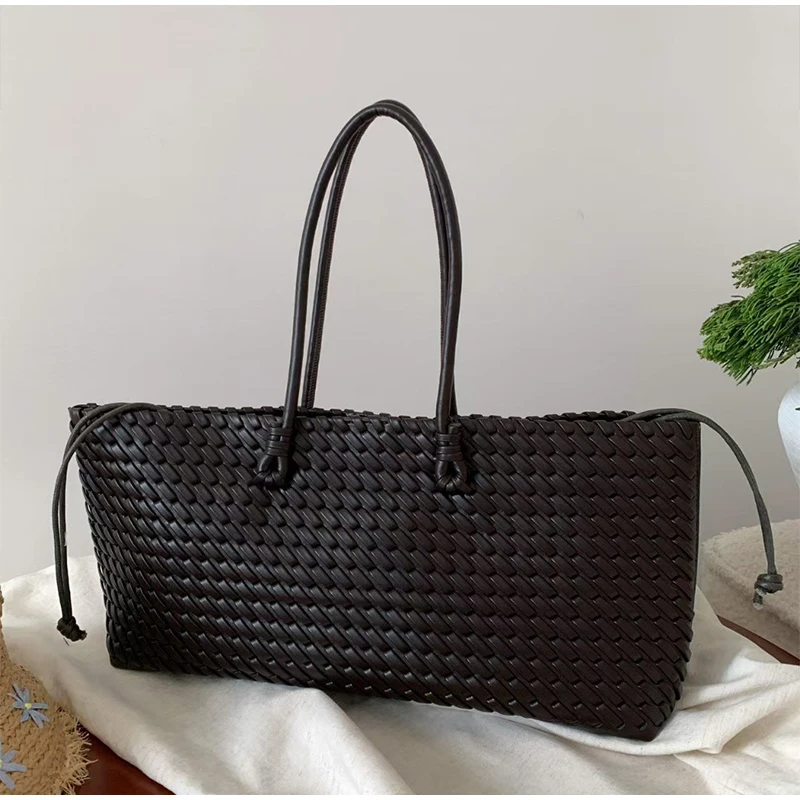 Bolsa Tote de Luxo em PU Tranç - Leatherwork Bag avaliação e preço