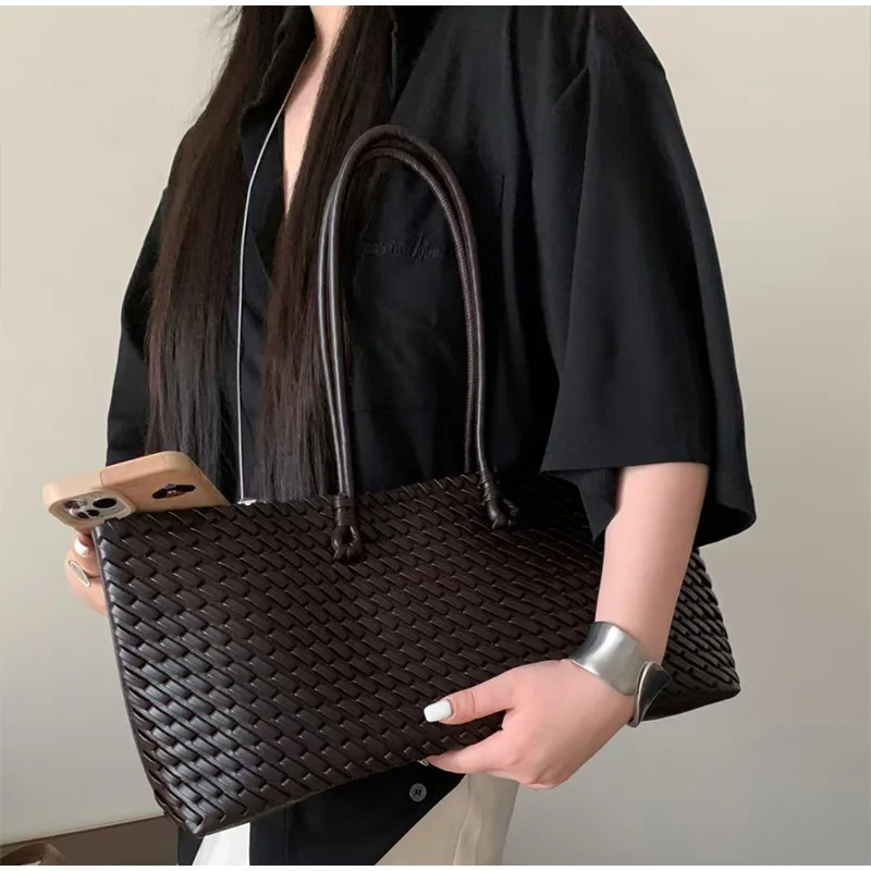 Bolsa Tote de Luxo em PU Tranç - Leatherwork Bag avaliação e preço