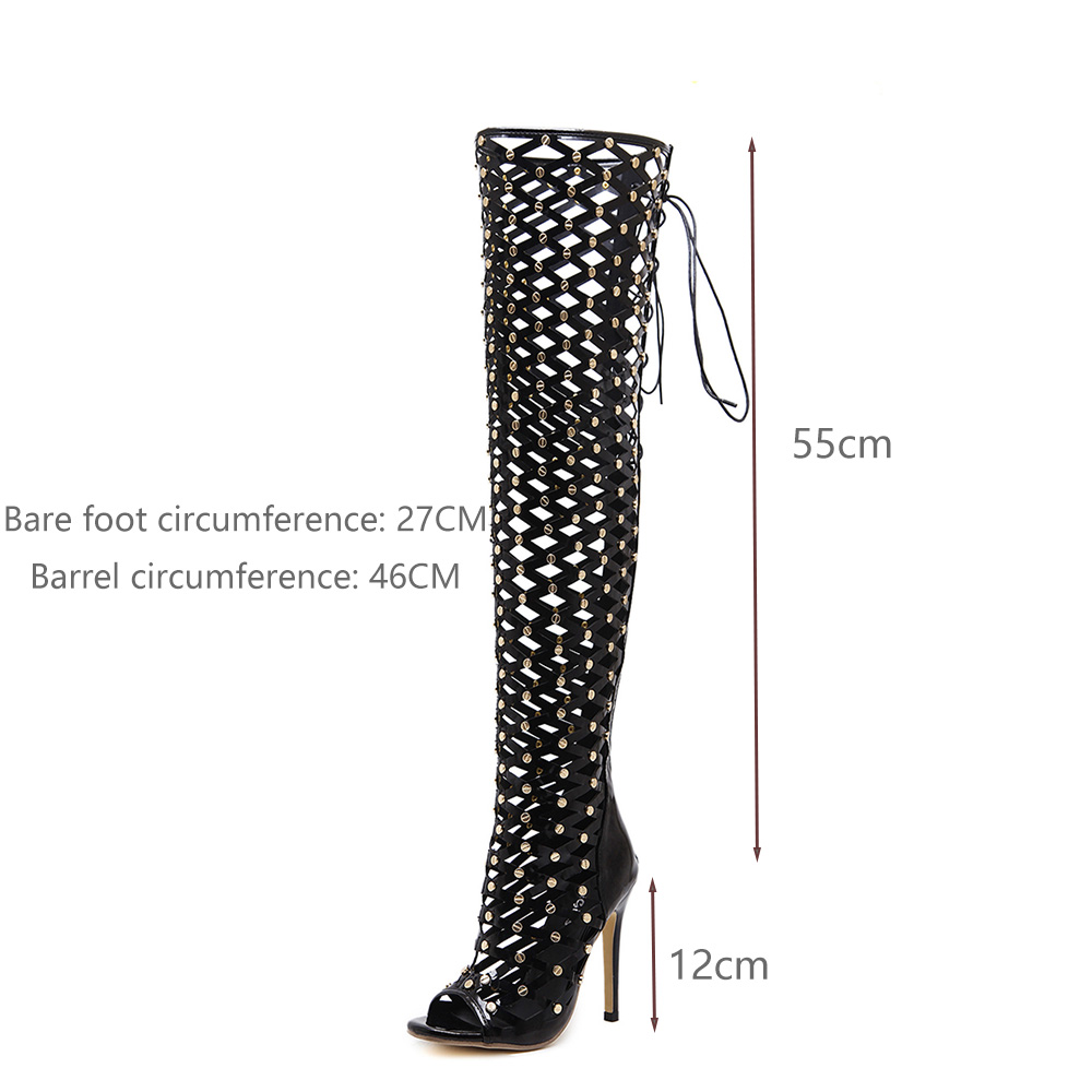 Novas Botas Femininas Primaver - Leatherwork Rivets avaliação e preço