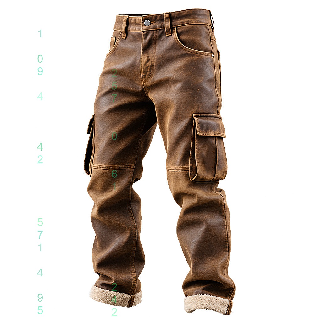 Calças de Trabalho Vintage Mas - Leather Work Overalls avaliação e preço