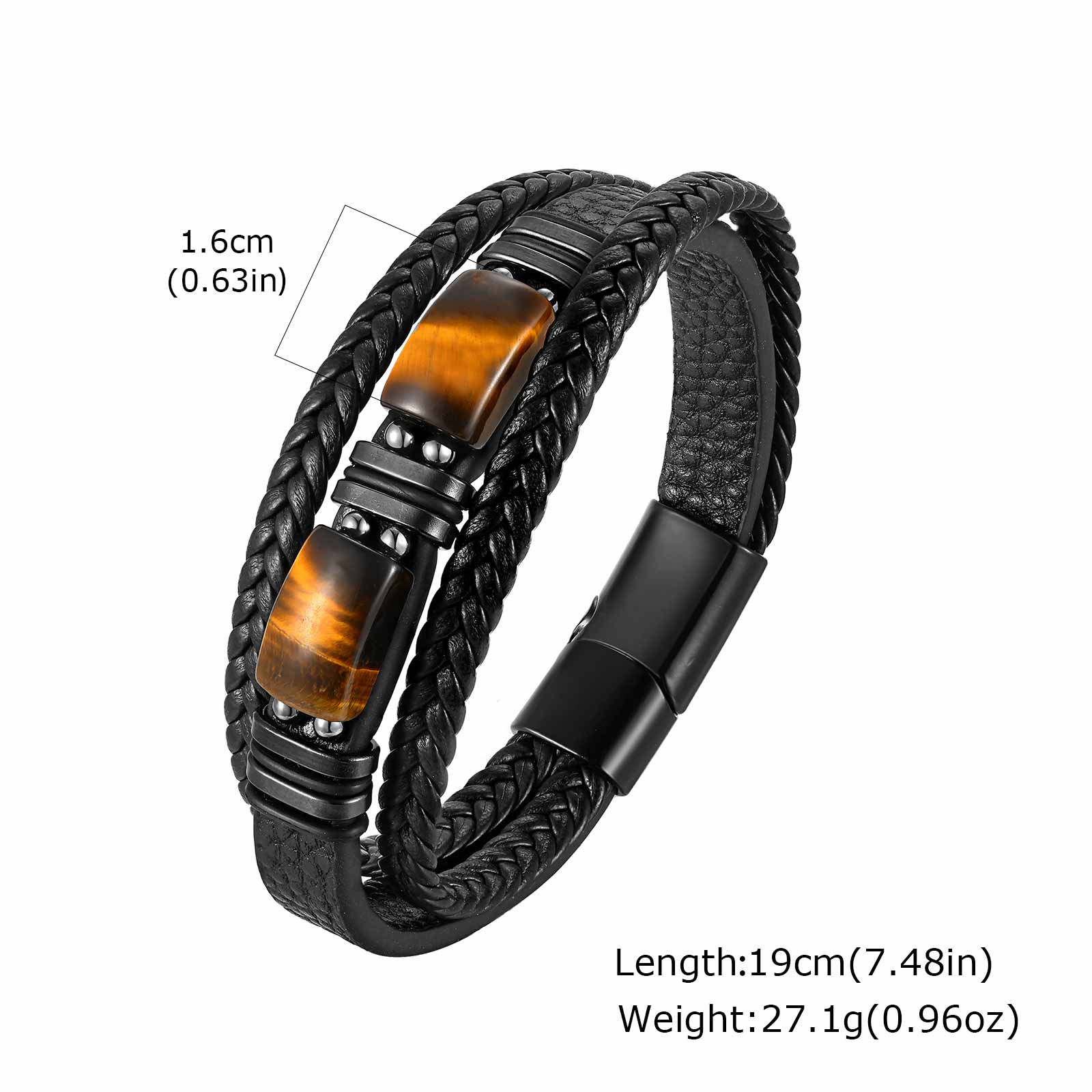 Pulseira de Couro Trançado Mas - Leatherwork Logo avaliação e preço