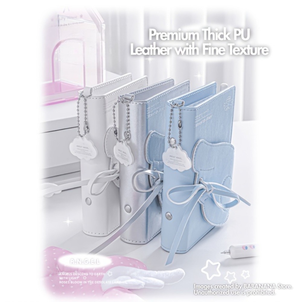 Caderno Kawaii com Asas de Anj - Leatherwork Books avaliação e preço