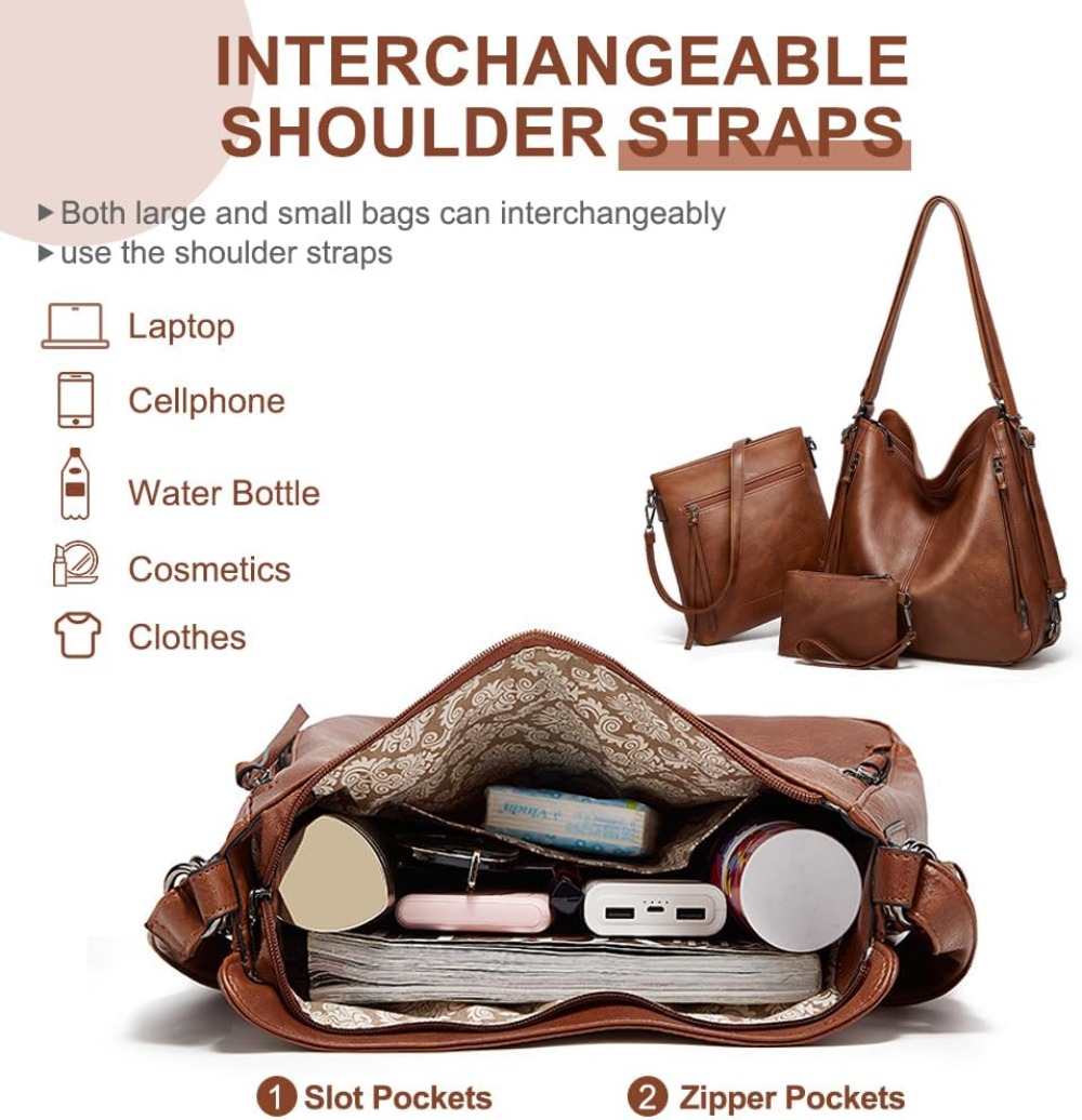 Bolsa Tote de Luxo para Mulher - Leather Work Handbags For Women avaliação e preço