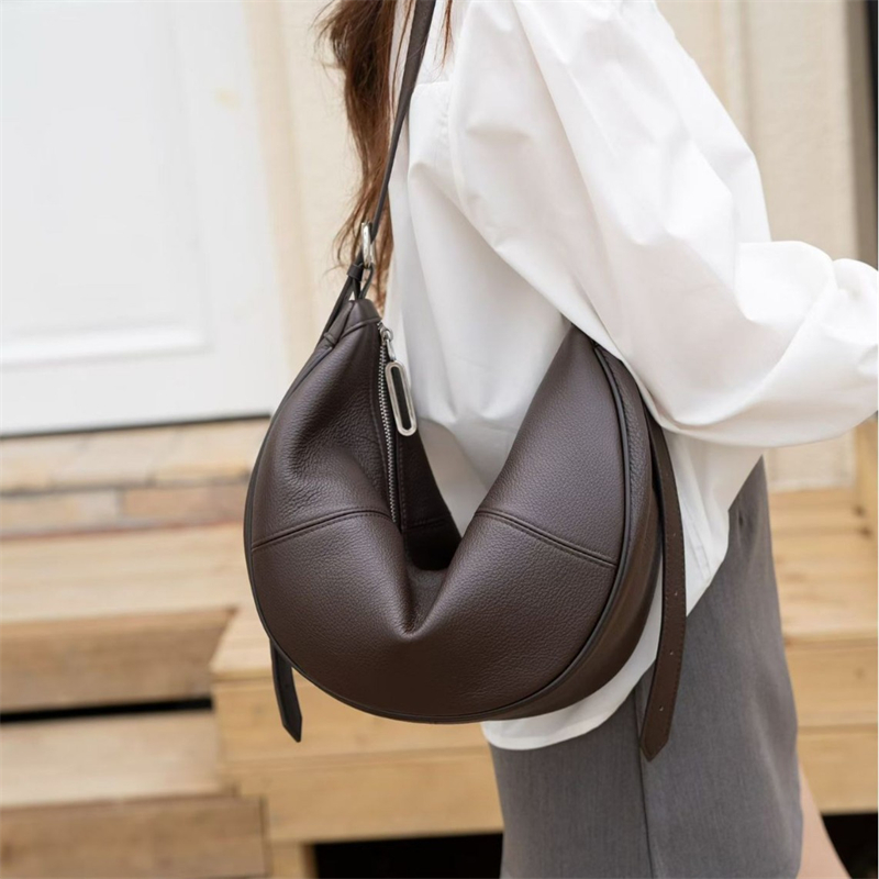 Bolsa Hobo Crescente de Couro  - Leatherwork Bag avaliação e preço