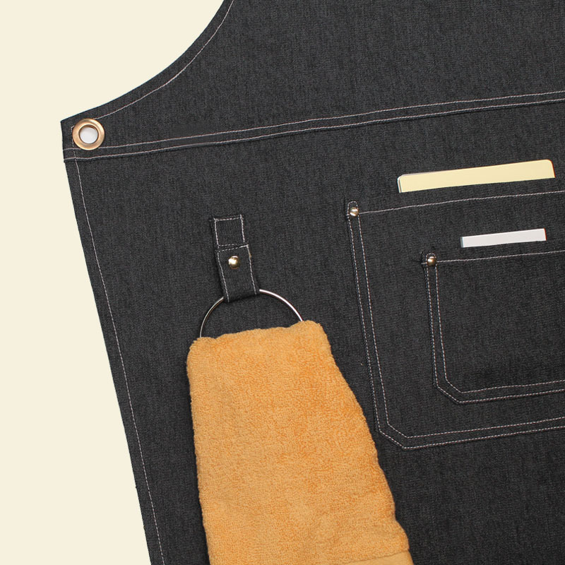Avental de trabalho jeans com  - Leatherwork Logo avaliação e preço