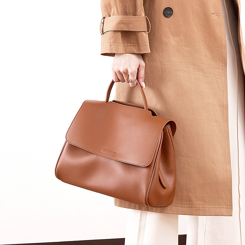 Bolsa tote de luxo feminina pa - Leather Work Handbags For Women avaliação e preço