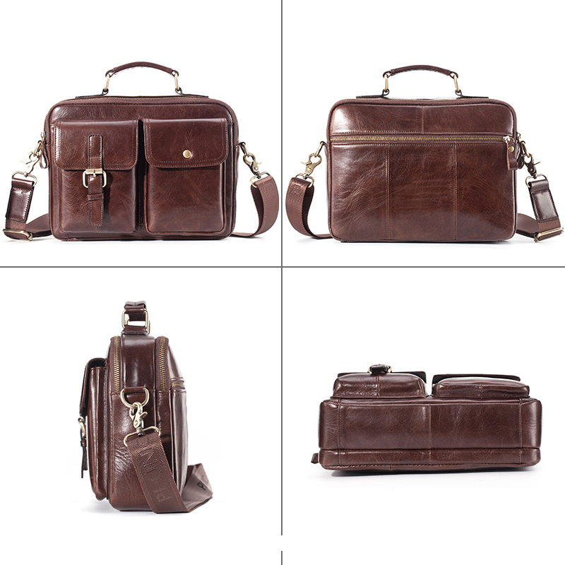 Nova marca de couro do mensage - Leatherwork Bag avaliação e preço