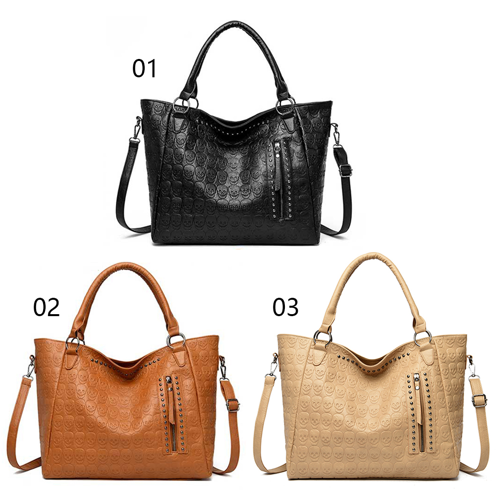 Bolsa Transversal Punk com Est - Leather Work Handbags For Women avaliação e preço