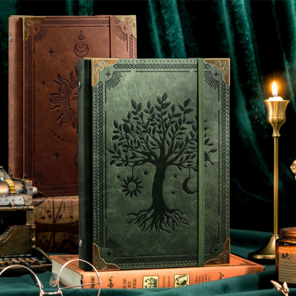 Caderno de viagem de couro ret - Leatherwork Books avaliação e preço