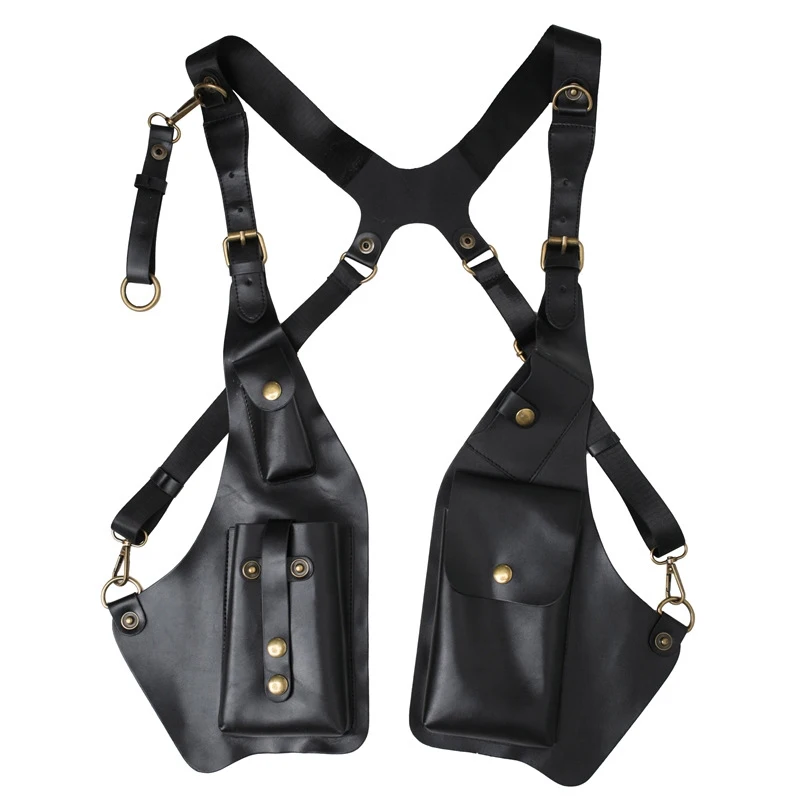 Bolsa de arnês de ombro Steamp - Leatherwork Rivets avaliação e preço