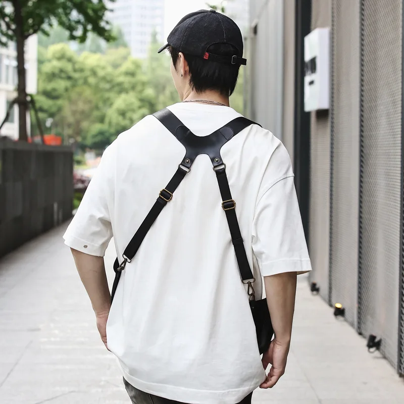 Bolsa de arnês de ombro Steamp - Leatherwork Rivets avaliação e preço