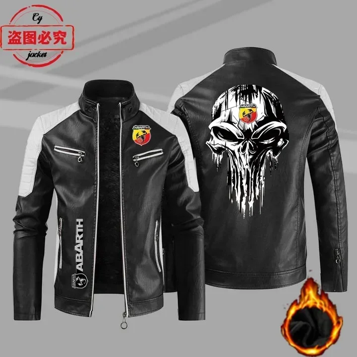 Jaqueta de Couro PU com Logo A - Leatherwork Logo avaliação e preço