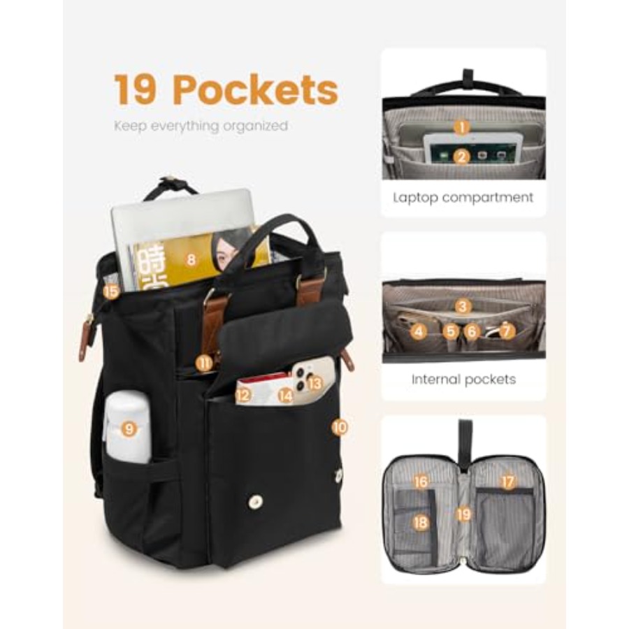 Mochila para Laptop Feminina,  - Leatherwork Bag avaliação e preço