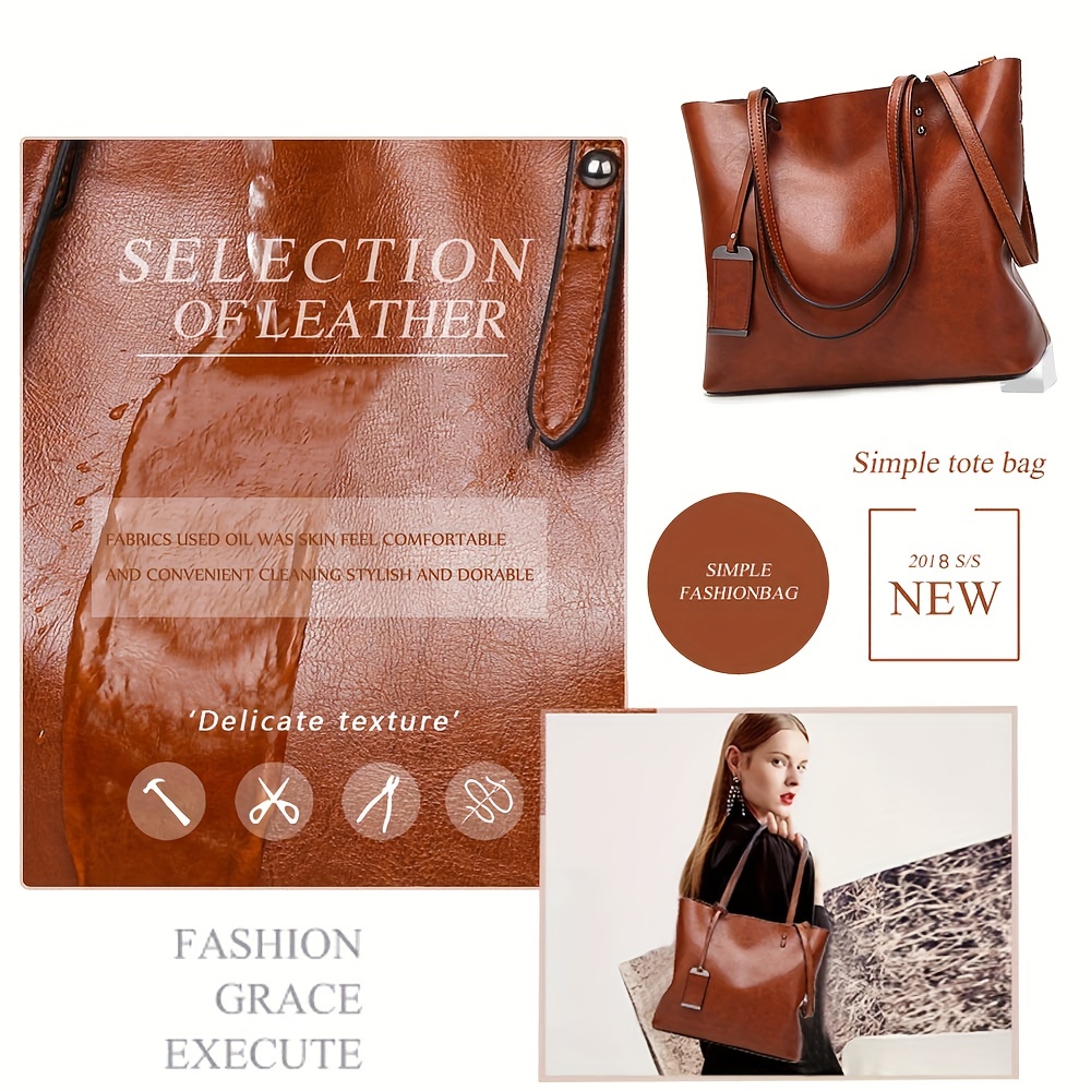 Bolsa de couro retrô clássica  - Leatherwork Bag avaliação e preço